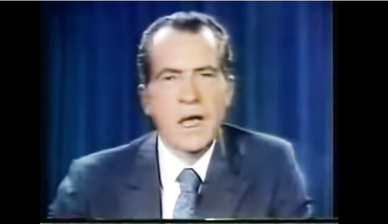 Nixon closes the gold window